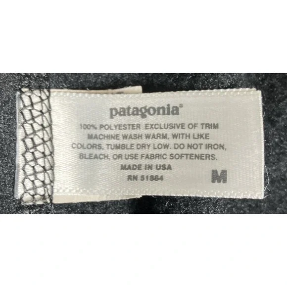 Patagonia Capilene Black Fleece Pants Women's Medium Vintage Made in USA - Picture 3 of 11